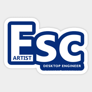 Esc Artist Sticker